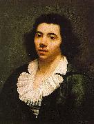 Anne-Louis Girodet de Roussy-Trioson Self portrait oil